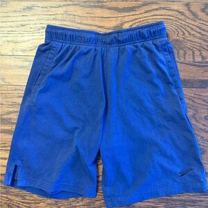 Nike Men's Blue Athletic Shorts cotton size Small good condition